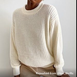 Aritzia Wilfred Essential Chenille Sweater